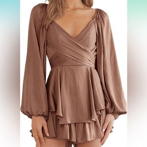 Ruffle Hem Romper